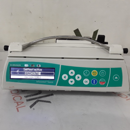 B. Braun Infusomat Space w/Pole Clamp Infusion Pump - 416880