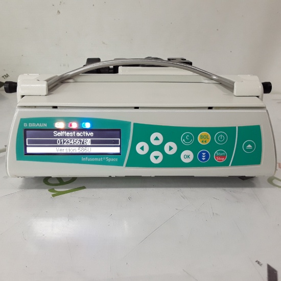B. Braun Infusomat Space w/Pole Clamp Infusion Pump - 417757