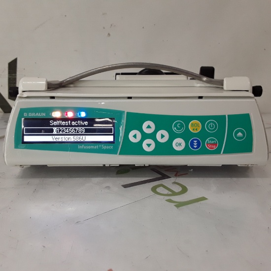 B. Braun Infusomat Space w/Pole Clamp Infusion Pump - 416966