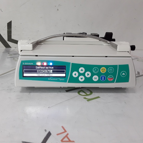 B. Braun Infusomat Space w/Pole Clamp Infusion Pump - 417860