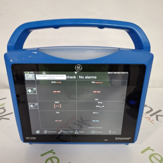 GE Healthcare Carescape VC150 Vital Signs Monitor - 413554