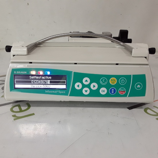 B. Braun Infusomat Space w/Pole Clamp Infusion Pump - 417676