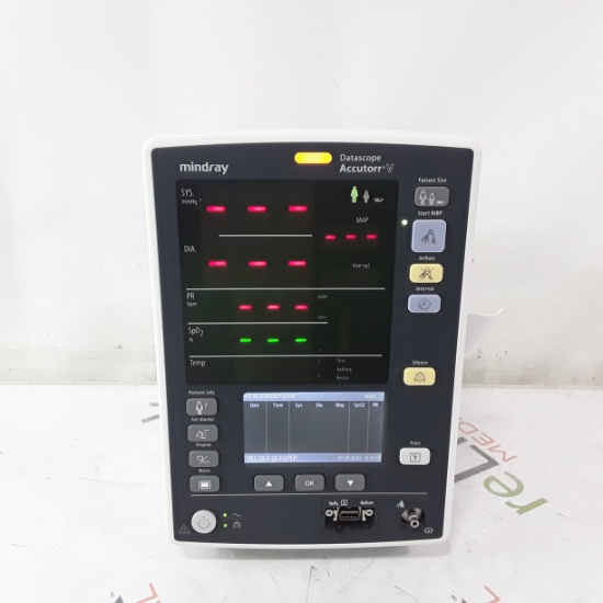 Mindray Datascope Accutorr V Vital Signs Monitor - 400815