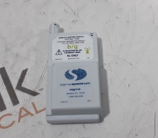 Baxter Sigma Spectrum 35162 B/G Battery