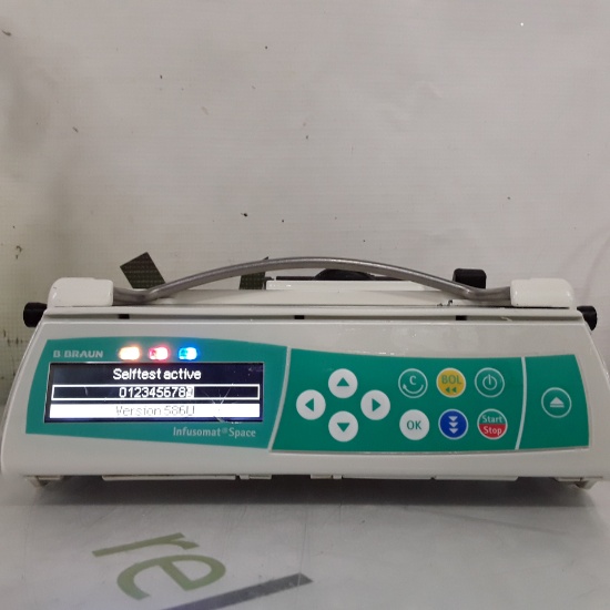 B. Braun Infusomat Space w/Pole Clamp Infusion Pump - 417745