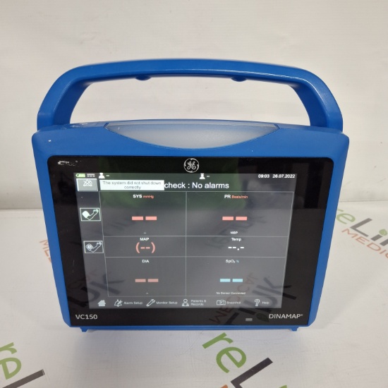 GE Healthcare Carescape VC150 Vital Signs Monitor - 413565