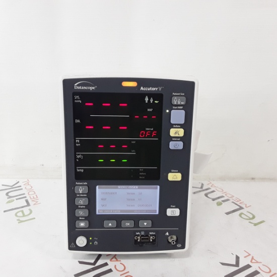 Mindray Datascope Accutorr V Vital Signs Monitor - 422366