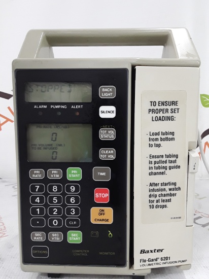 Baxter Flo-Gard 6201 Infusion Pump - 422557