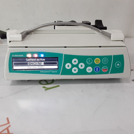 B. Braun Infusomat Space w/Pole Clamp Infusion Pump - 417972
