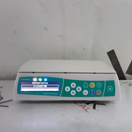 B. Braun Infusomat Space w/AC Adapter Infusion Pump - 434689