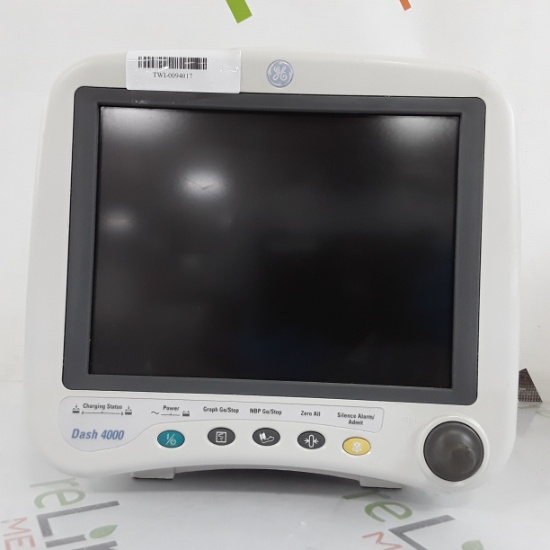GE Healthcare Dash 4000 - GE/Nellcor SpO2 Patient Monitor - 312396
