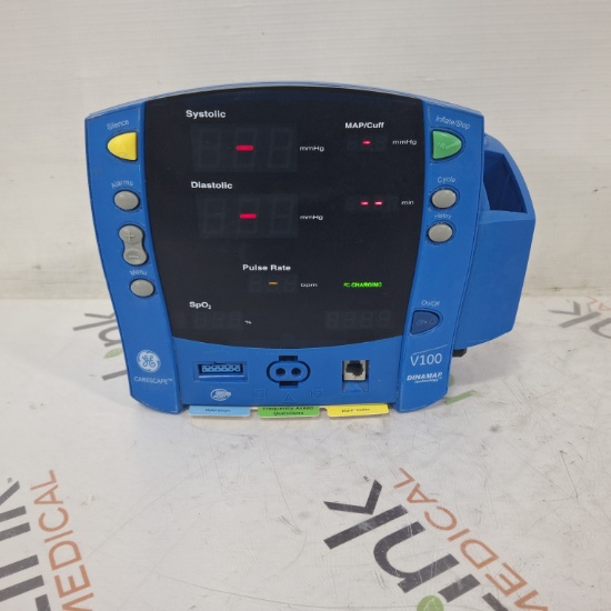 GE Healthcare Dinamap V100 - NIBP, SpO2, Temp Vital Signs Monitor - 436006