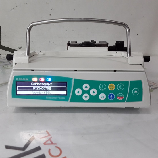 B. Braun Infusomat Space w/Pole Clamp Infusion Pump - 417982