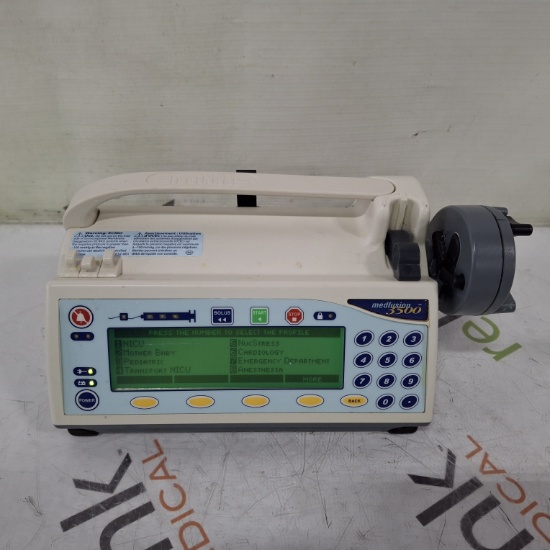 Smiths Medical Medfusion 3500 Syringe Infusion Pump - 448888