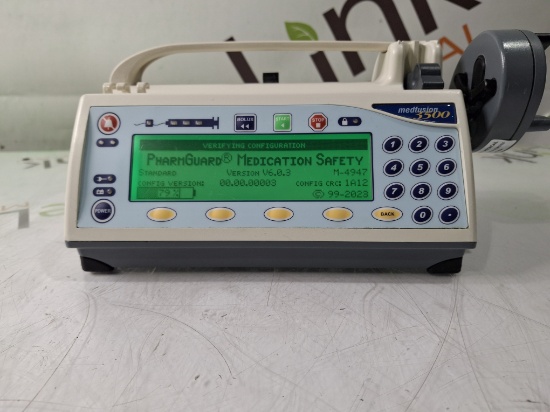 Smiths Medical Medfusion 3500 Syringe Infusion Pump - 447856