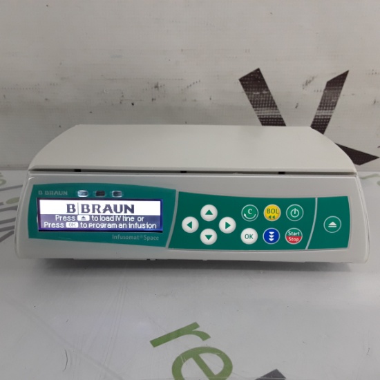 B. Braun Infusomat Space w/AC Adapter Infusion Pump