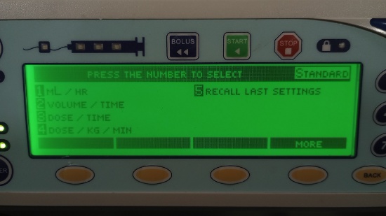 Smiths Medical Medfusion 3500 Syringe Infusion Pump - 447816