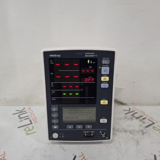 Mindray Datascope Accutorr V Vital Signs Monitor - 437484