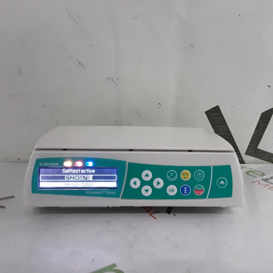 B. Braun Infusomat Space w/AC Adapter Infusion Pump - 434687