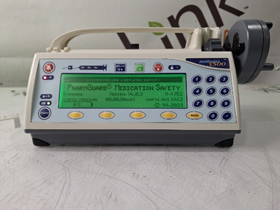 Smiths Medical Medfusion 3500 Syringe Infusion Pump - 447785