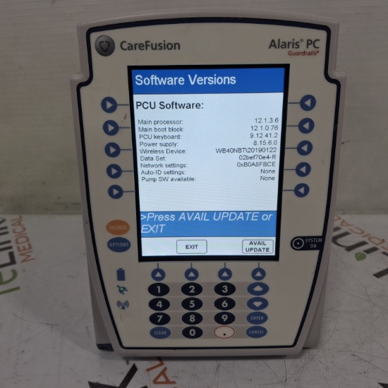 CareFusion Alaris 8015 Large Screen POC Infusion Pump - 444895