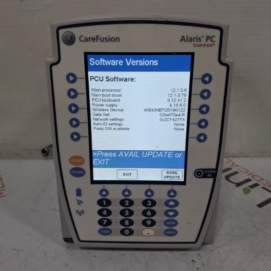 CareFusion Alaris 8015 Large Screen POC Infusion Pump - 444556