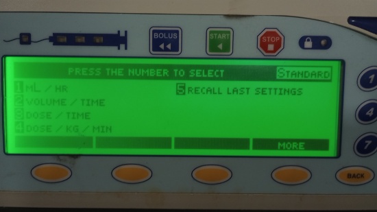 Smiths Medical Medfusion 3500 Syringe Infusion Pump - 447806