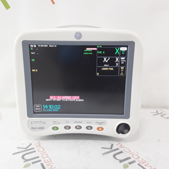 GE Healthcare Dash 4000 - GE/Nellcor SpO2 Patient Monitor - 364080