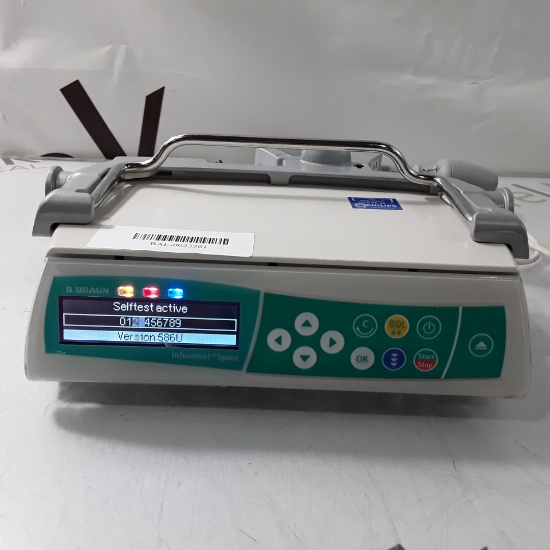 B. Braun Infusomat Space w/Pole Clamp Infusion Pump - 435237