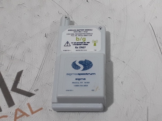 Baxter Sigma Spectrum 35162 Wireless B/G Battery - 440573