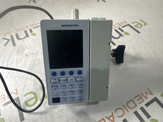 Baxter Sigma Spectrum with B/G Battery Infusion Pump - 411192