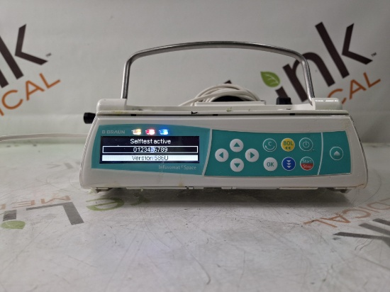 B. Braun Infusomat Space w/Pole Clamp & AC Adapter Infusion Pump - 445346