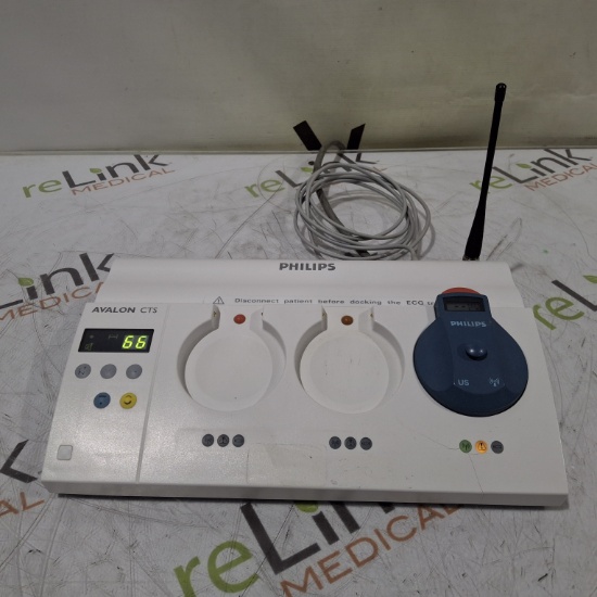 Philips Avalon M2720A CTS w/Transducers Base Station - 449555