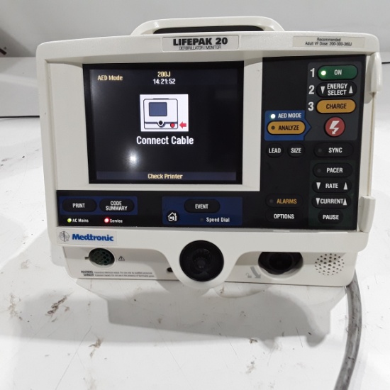 Physio-Control LifePak 20 Defib - 428213