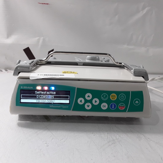 B. Braun Infusomat Space w/Pole Clamp Infusion Pump - 435245