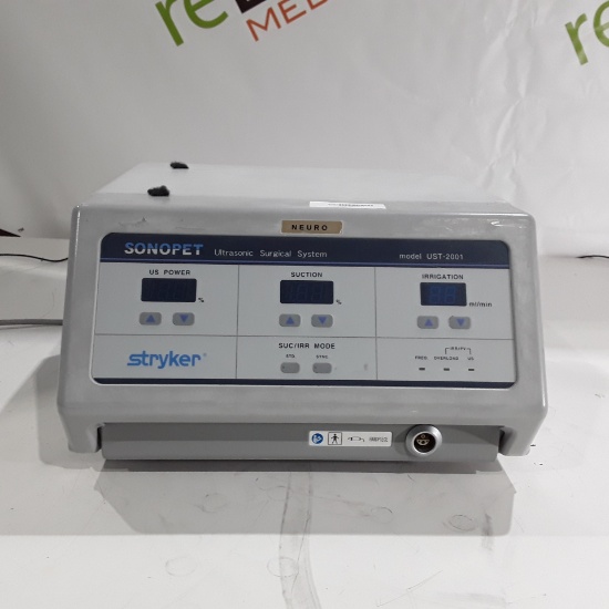 Stryker SonoPet Omni UST-2001 Ultrasonic Surgical System - 407028
