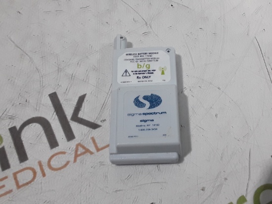 Baxter Sigma Spectrum 35162 Wireless B/G Battery - 440575