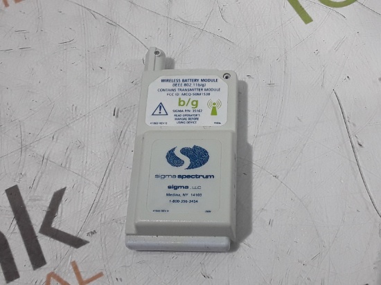 Baxter Sigma Spectrum 35162 Wireless B/G Battery - 440566