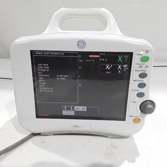 GE Healthcare Dash 3000 - Masimo SpO2 Patient Monitor - 427018