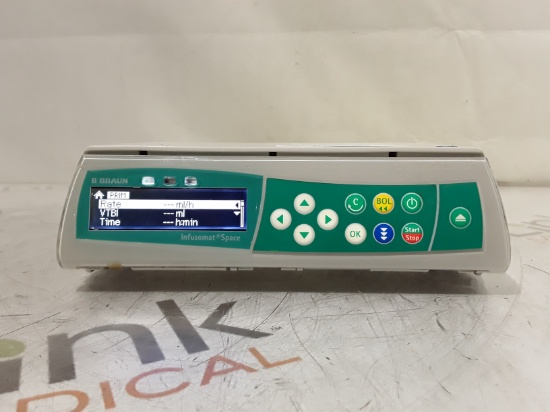 B. Braun Infusomat Space w/AC Adapter Infusion Pump - 439388