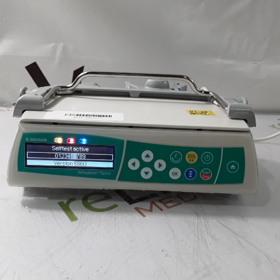 B. Braun Infusomat Space w/Pole Clamp Infusion Pump - 435241