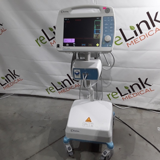 Invivo MDE Precess MRI 3160 Patient Monitoring System w/ Charging Cart - 416927
