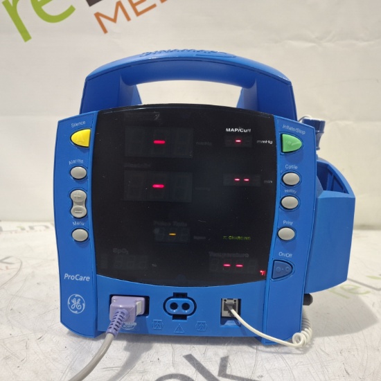 GE Healthcare Dinamap V100 - NIBP, SpO2, Temp Vital Signs Monitor - 451842