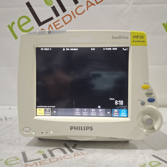 Philips IntelliVue MP30 - Anesthesia Patient Monitor - 456327
