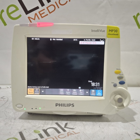 Philips IntelliVue MP30 - Anesthesia Patient Monitor - 456401