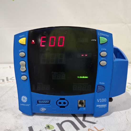 GE Healthcare Dinamap V100 - NIBP, SpO2, Temp Vital Signs Monitor - 443368