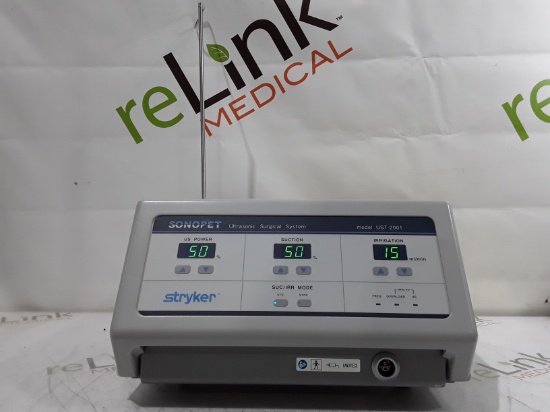 Stryker SonoPet Omni UST-2001 Ultrasonic Surgical System - 415836