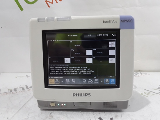 Philips IntelliVue MP5SC Fast SpO2, NIBP Spot Check Monitor - 427760