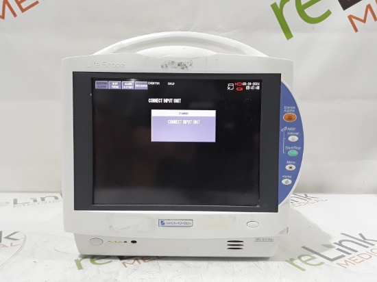 Nihon Kohden Life Scope BSM-6301A Patient Monitor - 387659