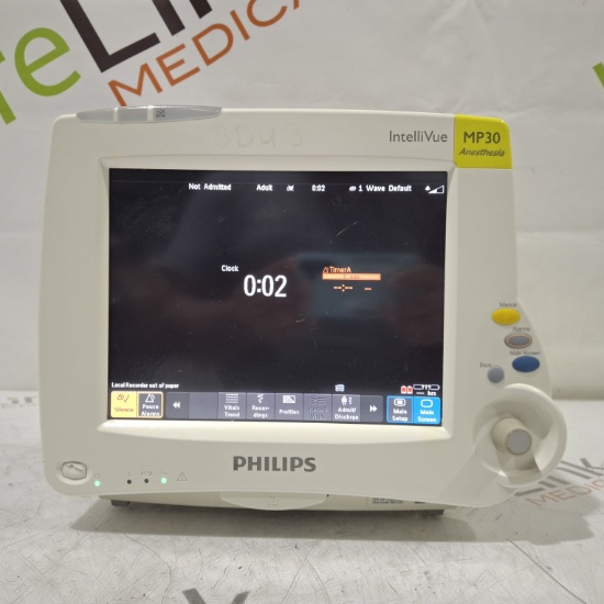 Philips IntelliVue MP30 - Anesthesia Patient Monitor - 456484